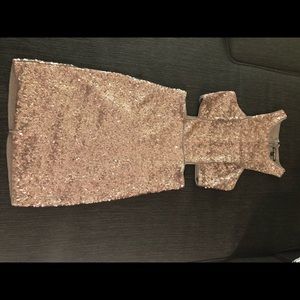 Express sequin dress